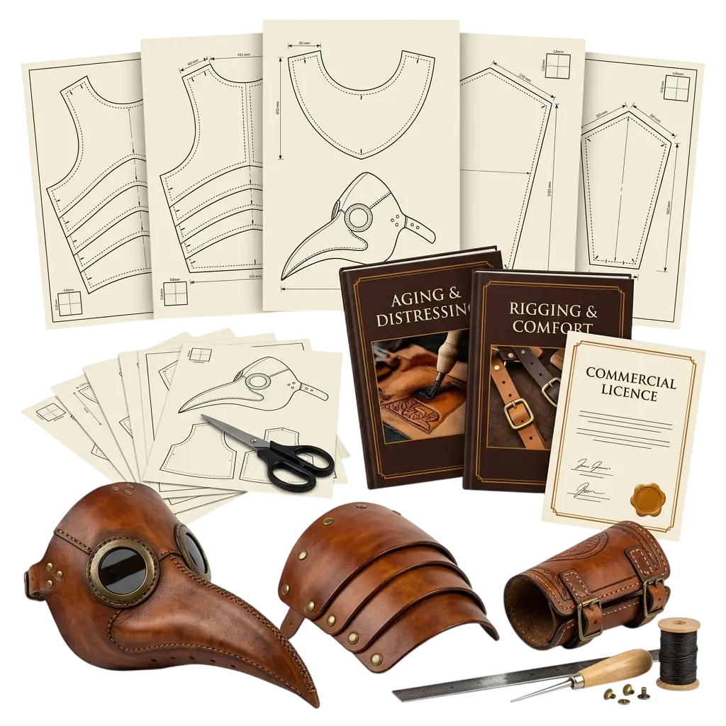The Leather Armory - 30+ Cosplay & Fantasy Patterns